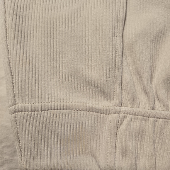 NWT Lululemon Brushed Softstreme Ribbed HR Jogger White Opal Size 14 - Picture 8 of 8